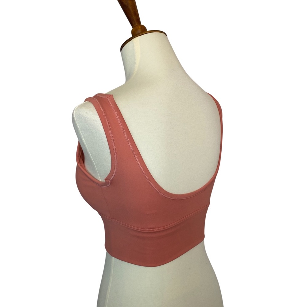 Dusty Rose Yoga Sport Halter Low Back Crop Top - Picture 10 of 16